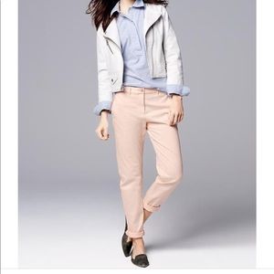 GAP broken in straight pants khaki color